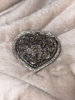 Silver jewelry box