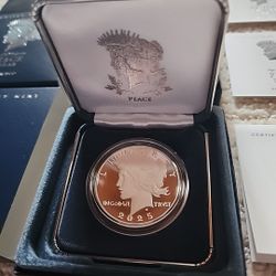 2023, 2024, and 2025 .999 pure Silver Peace Dollars