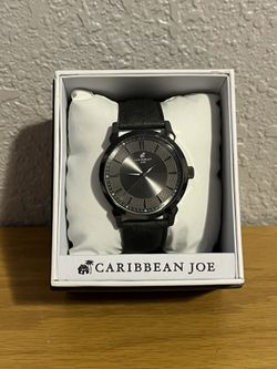 Caribbean Joe Men’s Watch – Minimalist Style – $10 Deal