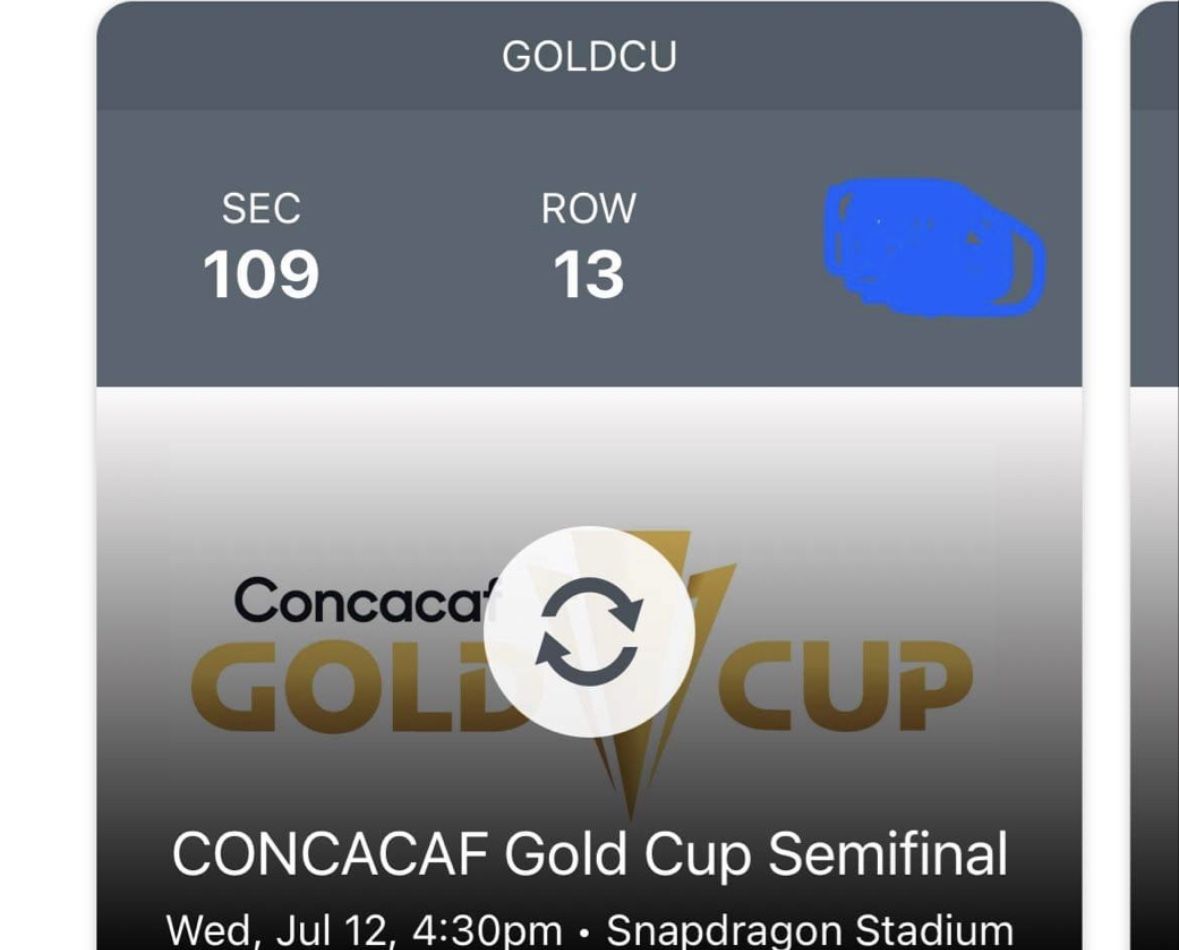 Gold Cup Tix