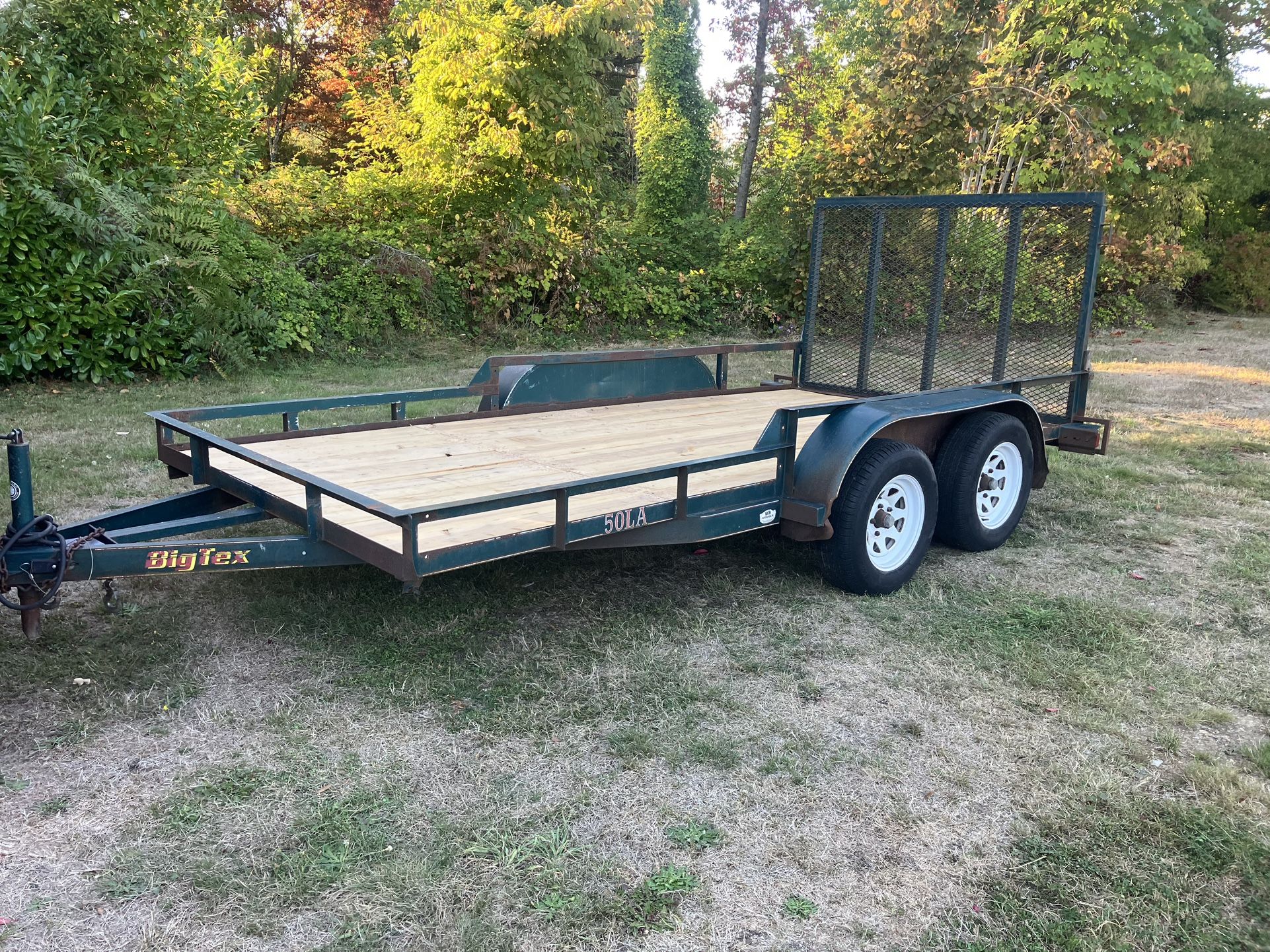 1999 6.5x14 5k Flatbed Utility Trailer