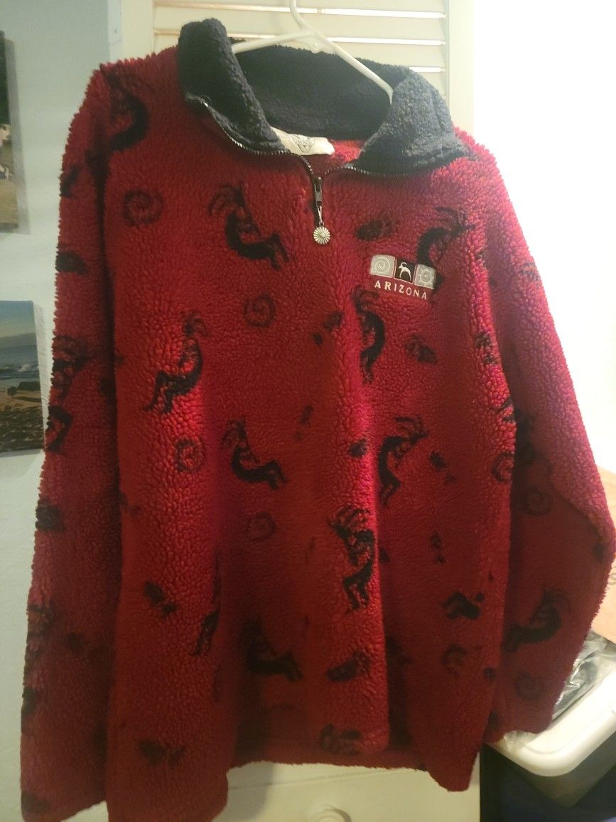 Kokopelli Fleece Size L