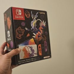 Nintendo Switch Oled Pokemon Sv