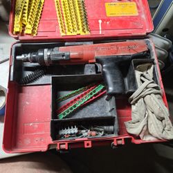 Hilti DX 350 Powder Activated Fastener and Case. Willing To Trade For Other Tools Or Materials. I Have Other Tools On This Side Also