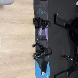 Snowboard 143cm Burton Bindings