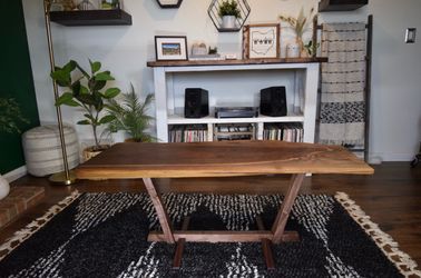 Rustic Farmhouse Console / Record Player Stand with Vinyl Storage