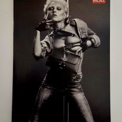 This is a vintage Diesel fashion advertisement, from the late 1990s 