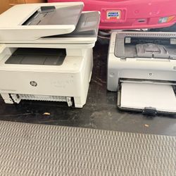 TWO HP PRINTERS — EXCELLENT CONDITION, FUNCTION GREAT — WILL NEGOTIATE PRICE AND SELL SEPARATE 