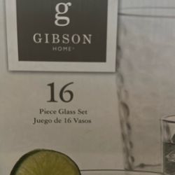 16 Piece Glass Set