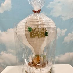 Baby shower gift - Diaper Hot Air Balloon 