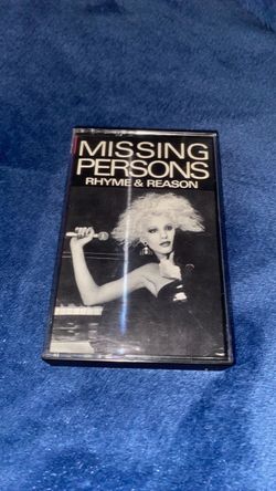 Missing Persons Rhyme & Reason 1984 Cassette (Play Tested)