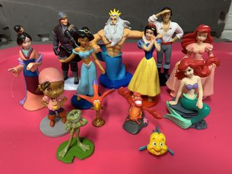 DISNEY/DINOSAUR FIGURES (21 pcs)