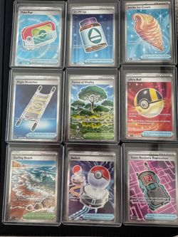 Pokemon Item cards Set of 9 MINT/Near Mint✨