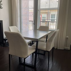 Rectangular Dining Table and Chairs
