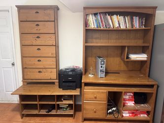 Real Wood Coffee Table, Desk, and Wall Storage Shelf