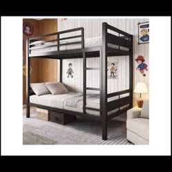 Twin Over Twin Bunk Bed 