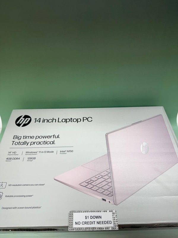 HP 14inch Laptop New - Only $1 Today Pay The Rest Later! 