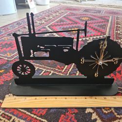 Cast Iron Train Clock