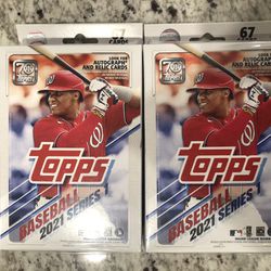 Topps Series 1 MLB Baseball Cards Hanger Box - BRAND NEW