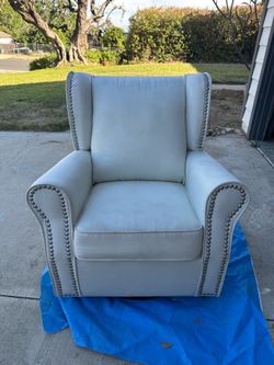Canvas Rocking Chair