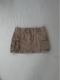 Cargo mini skirt