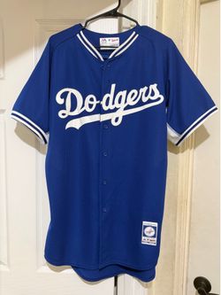 NWT LA Dodgers Majestic Cool Base Alternate Jersey, Navy Blue, Size 44 (L/XL)