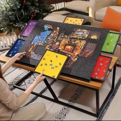 New portable puzzle table