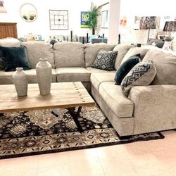 Bovarian Stone RAF or LAF Sectional /couch /Living room set