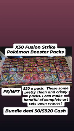 Sword and Shield Fusion Strike Pokémon Booster Packs