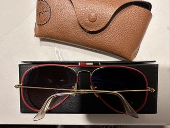 Red Rayban Sunglasses 