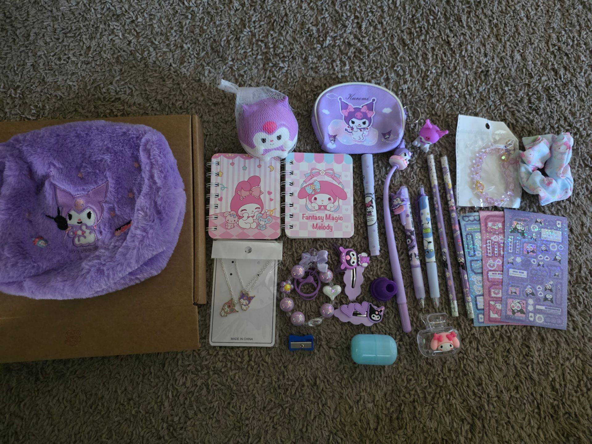 Purple theme Sanrio box