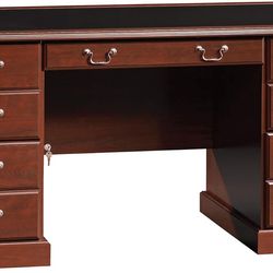 Executive Desk, Classic Cherry Finish