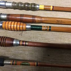 Antique/ Classic WOODEN Fishing rods
