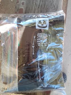 Kids Skeleton Halloween Costume with Mask