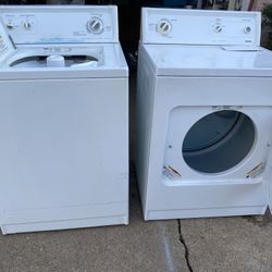 KENMORE WASHER AND DRYER ELECTRIC BOTH WORKING GREAT 