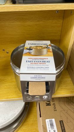 Farberware 4 Qt Stainless Steel Covered Saucepot