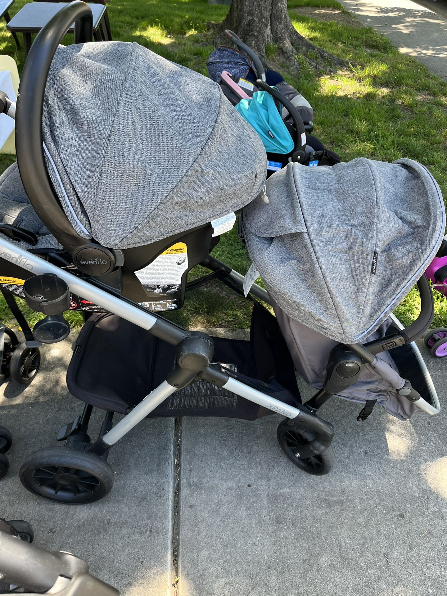 Even Flow Expand Double Stroller 