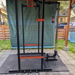 Squat/Pull-up/Cable Rack 