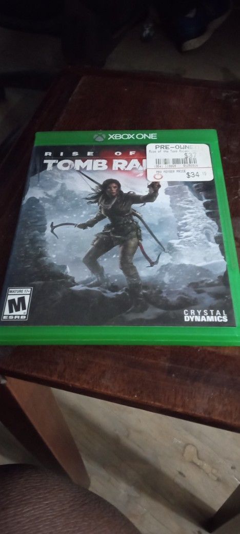 Tomb Raider Xbox One Replacement Video Game Case
