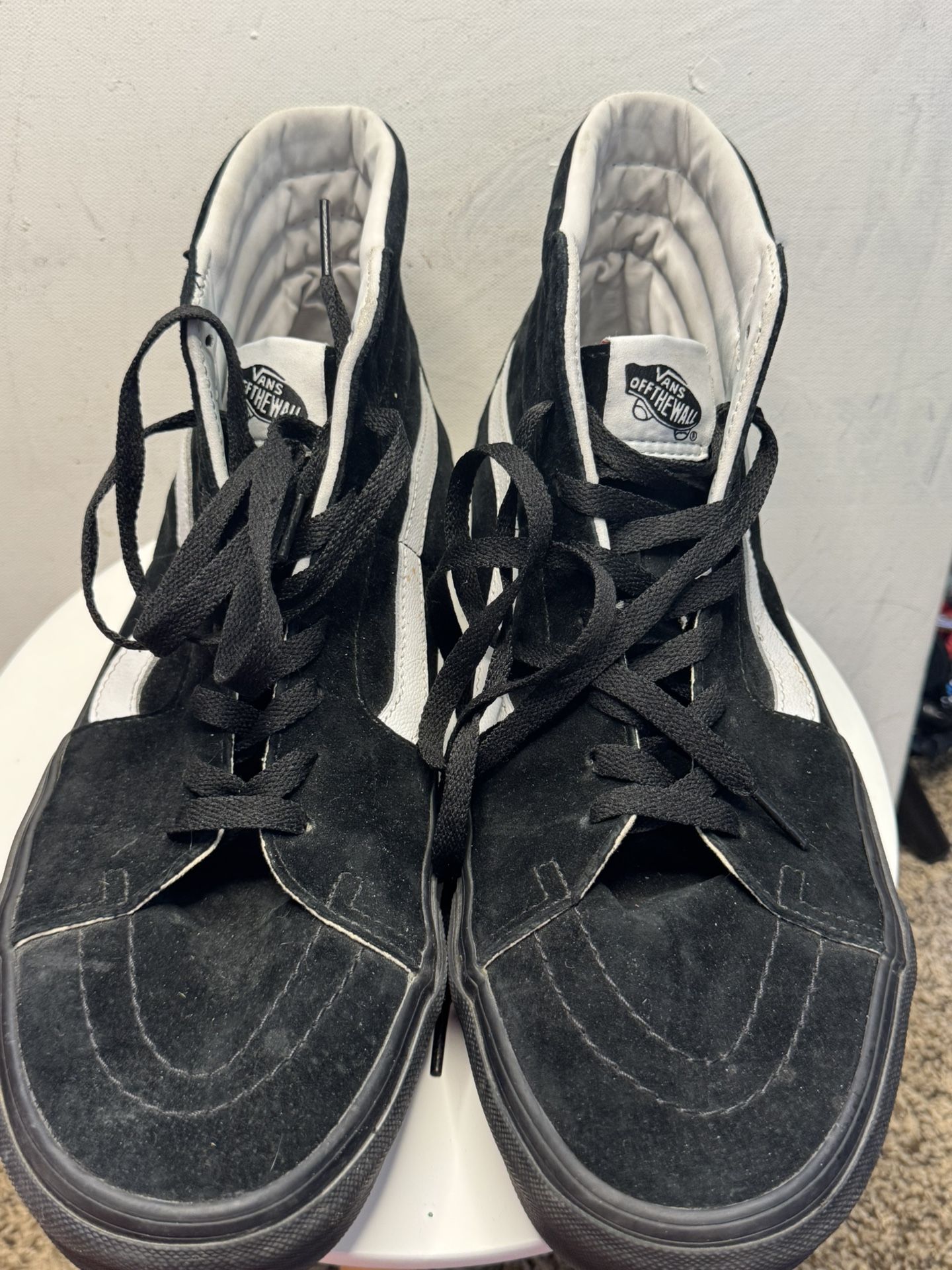 Vans BMX SK8-Hi Sneakers (Black/Black) High Top Skate Shoes Size 11,5