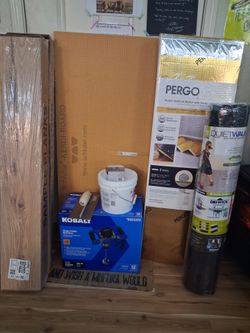 Flooring Installation Bundle – Pergo, QuietWalk, Kerdi-Board & More