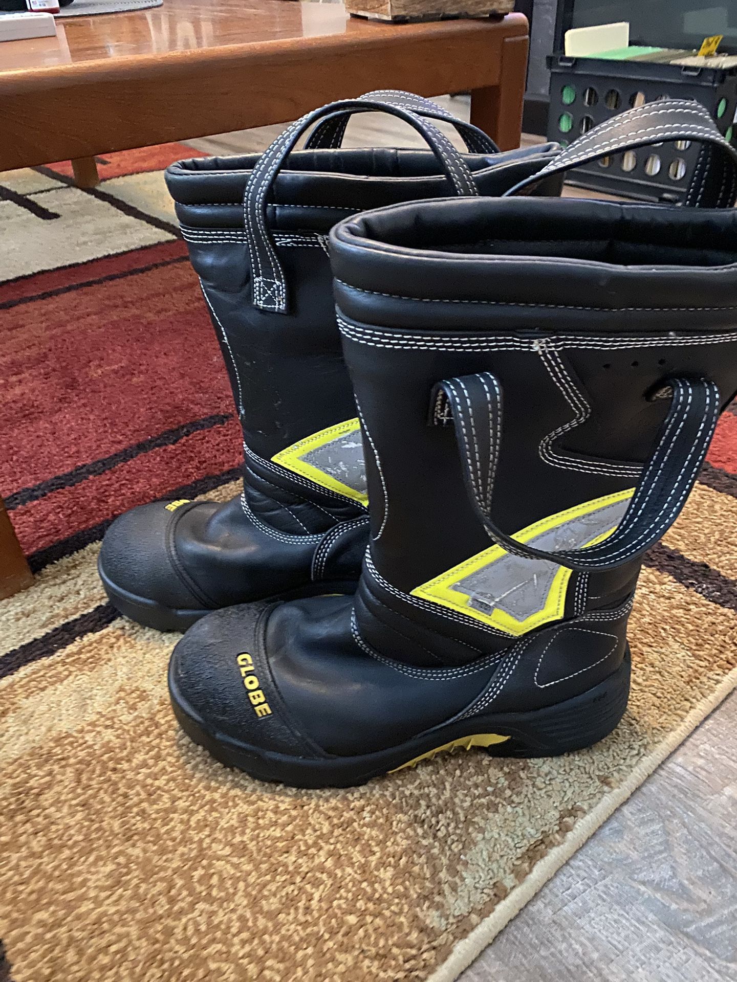 GLOBE SUPREME 14" PULL-ON STRUCTURAL FIRE FIGHTING BOOTS 11.0 W