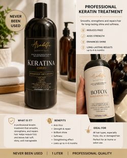 Keratin bottles & Botox