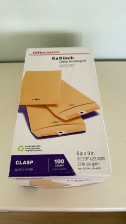 Clasp Envelopes