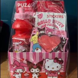 Hello Kitty Valentines Day Basket 