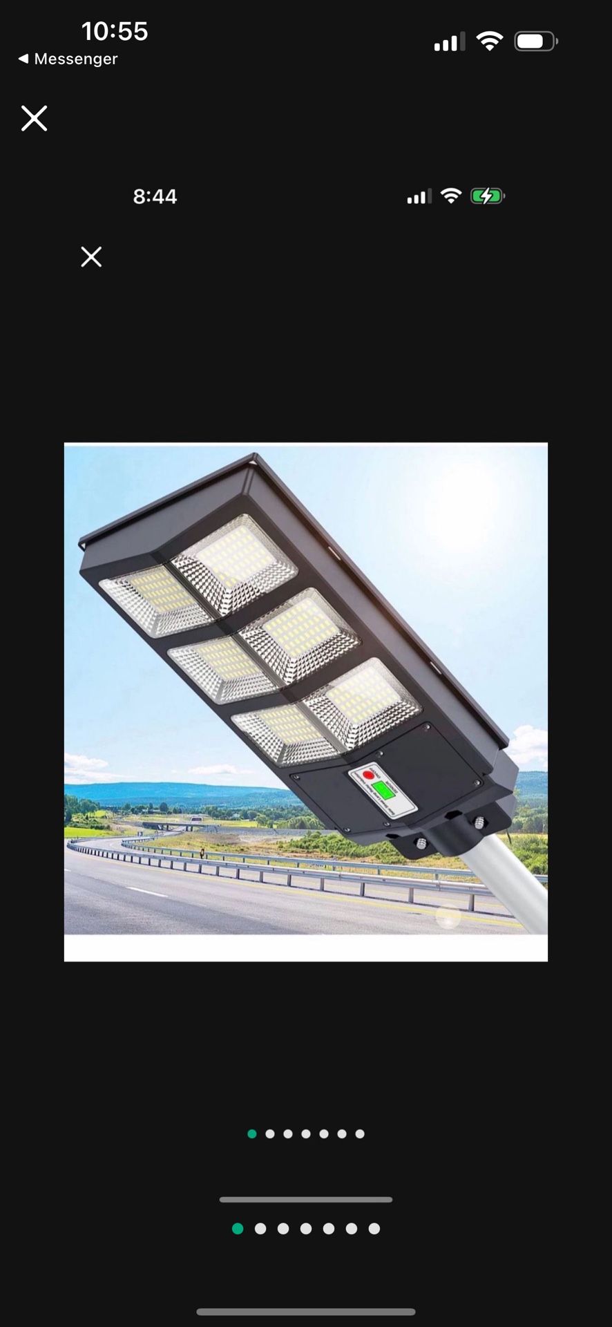 30000LM Outdoor LED Street Light Dusk to Dawn, LED Wide Angle Lamp with Motion Sensor and Remote Control, for Parking Lot, Yard, etc.