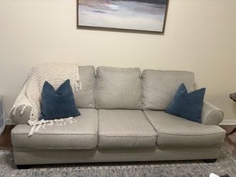 Beige Ashley Furniture Sofa