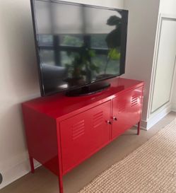 ikea locker in red