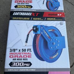 Earthquake 3/8 Air Hose Reel 300psi 50 Ft