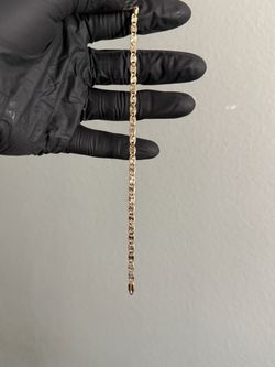 Valentino style 14k 8 inch